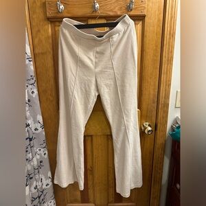 AERIE GROOVE-ON RIB VELOUR FLARE PANT size L Long